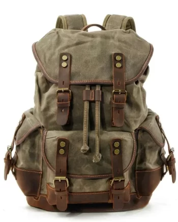 Vintage Canvas s For Men Laptop Daypacks Waterproof Rucksacks Large Waxed Mountaineering Travel Pack Vintage