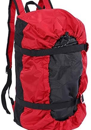 Climbing, Folding Mountaineering Shoulder Backpack for Climbing Hiking Trekking(Red)