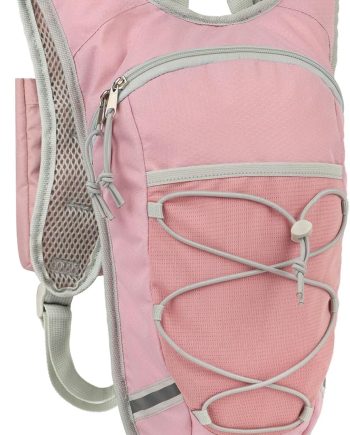 Lightweight Hydration Backpack 2L Water Bladder Pack for Running, Cycling, Hiking – Anti-Theft Water Backpack with Phone Holder, Trekking Pole Holder & Reflective Strips for Men & Women