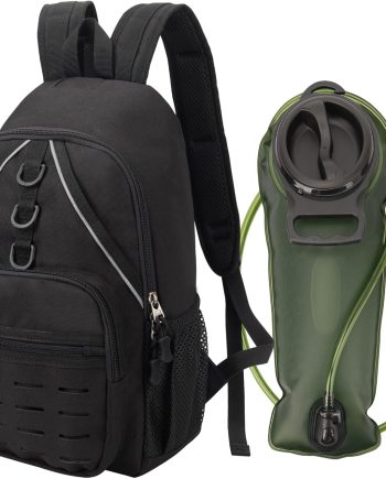 Small Hiking Backpack, 15L Lightweight Tactical  Hydration Pack Backpack w/ Phone Pocket for Women Men