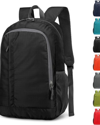 Ultra Lightweight-Packable-Hiking-Backpack Small Foldable Travel Camping Daypack Casual Outdoor Water-resistant 25L Backpacks (Black)