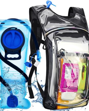 Hydration Backpack with 2L Water Bladder,  Water Backpack, Lightweight Insulation Hydration Pack for Men and Women, Suitable for Music Festivals, , Hiking, Activities