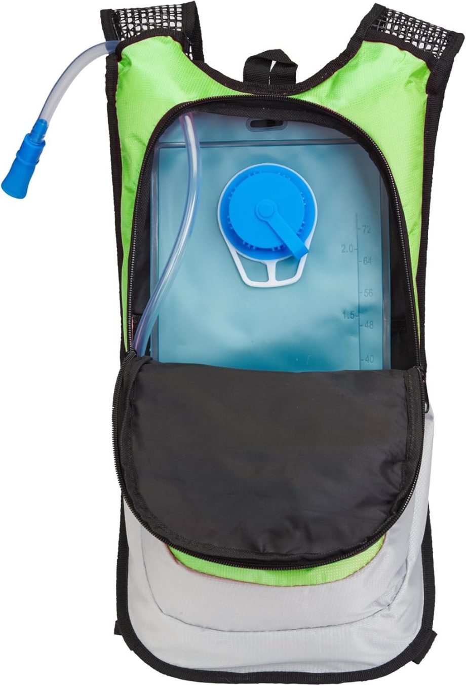 Hydration Pack - 2 Liter Water Bladder with Extra Large Storage Compartment