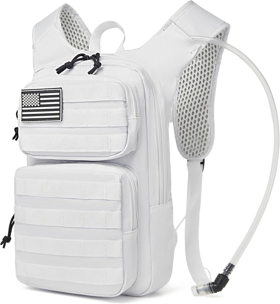 Hydration Backpack with Water Bladder for Hiking Tactical Hydration Pack for Men Women  Water Backpack for Hiking