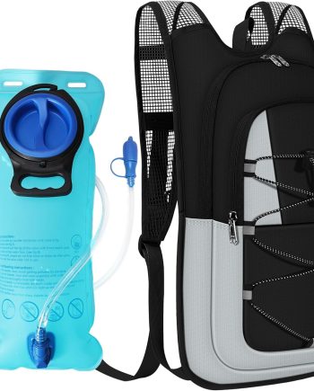 Hydration Backpack - Lightweight Water Backpack with 2L Water Bladder Bag, Running Hydration Vest Backpack for Men Women, Hydration Pack for Hiking, Cycling, Climbing
